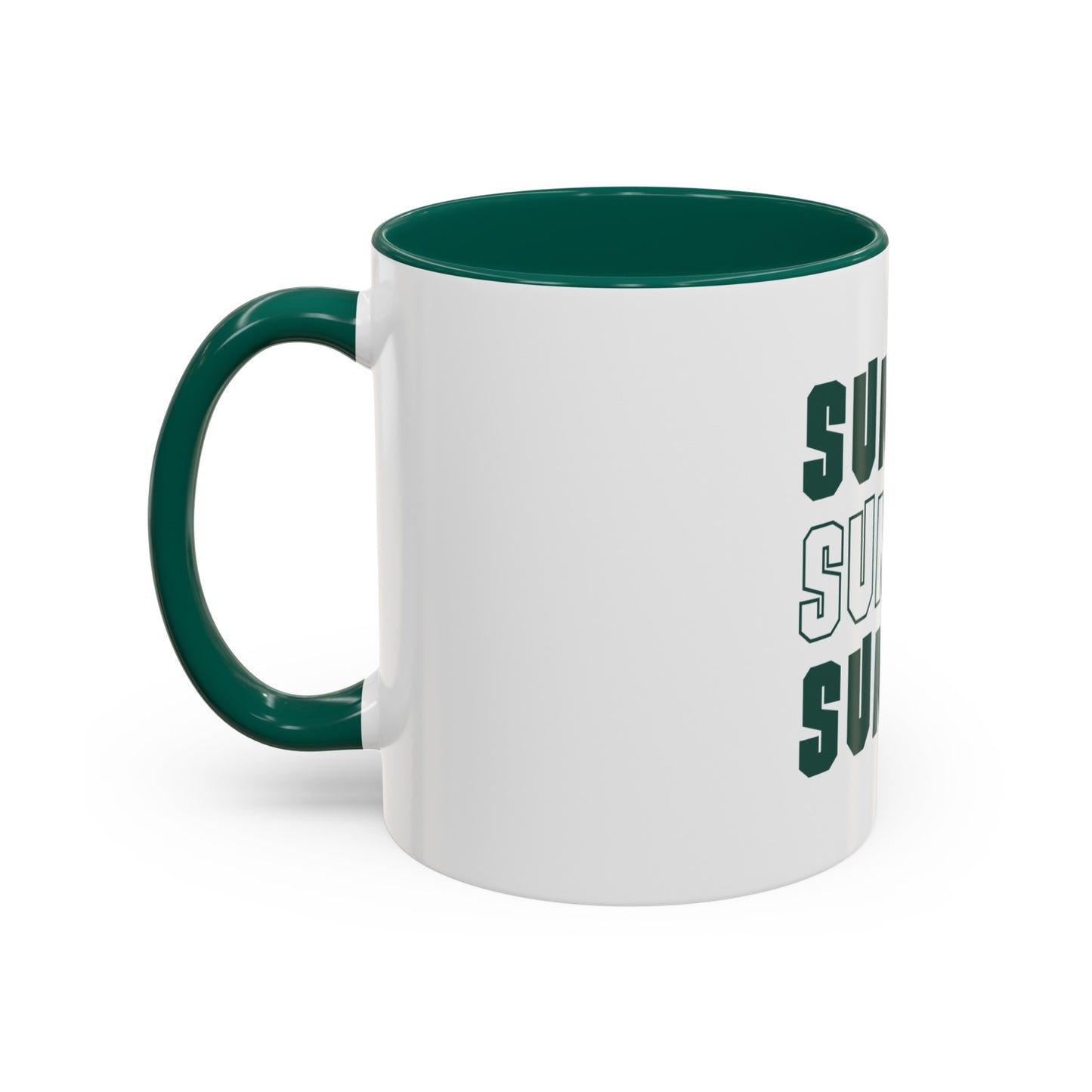 Mug, Ceramic (Color Rim) – Summit Summit Summit