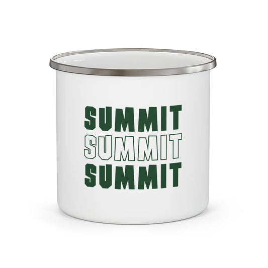 Mug, Enamel – Summit Summit Summit