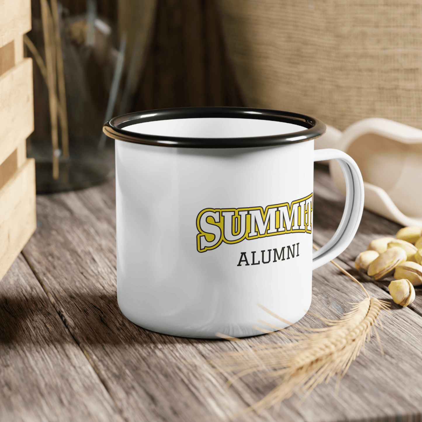 Mug, Enamel – Summit Alumni