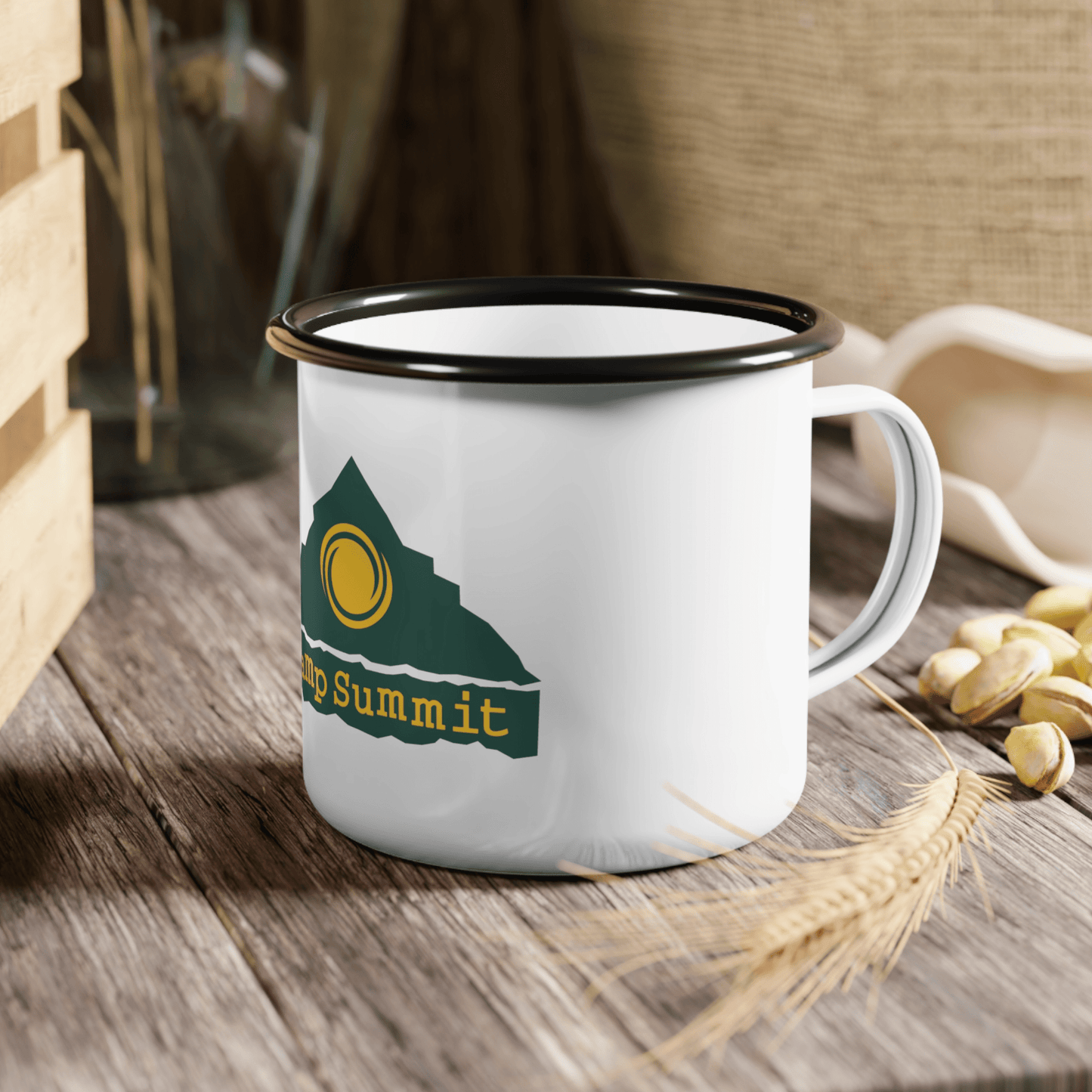 Mug, Enamel – Camp Summit Classic Logo