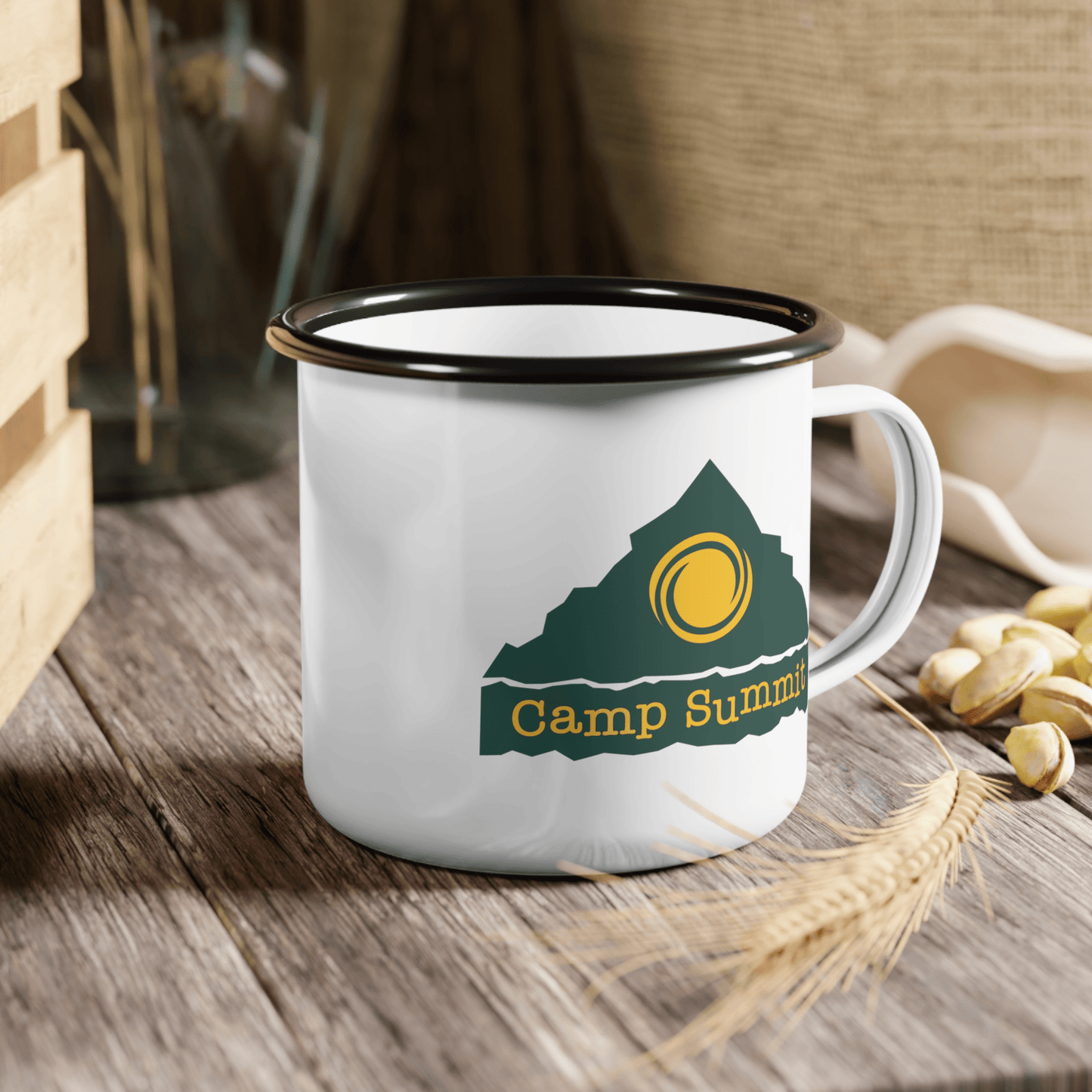 Mug, Enamel – Camp Summit Classic Logo