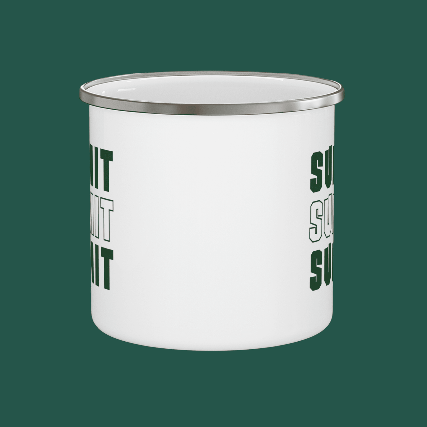 Mug, Enamel – Summit Summit Summit