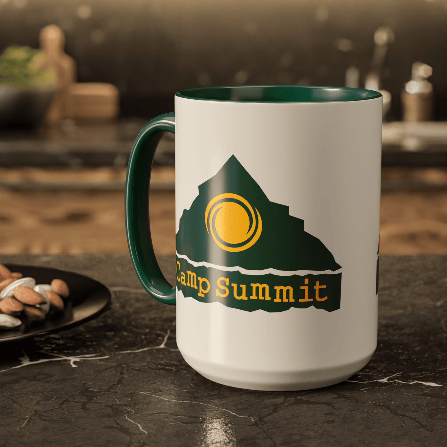 Mug, Ceramic (Color Rim) – Camp Summit Classic Logo