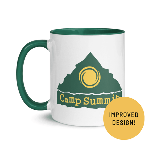 Mug, Ceramic (Color Rim) – Camp Summit Classic Logo